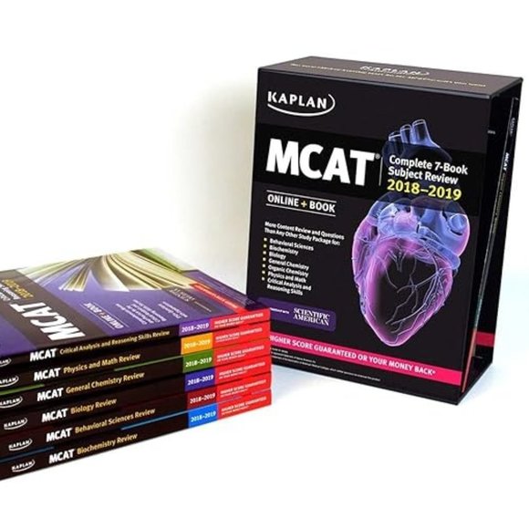 MCAT Kaplan 7-Subject Review Books 📚 - Picture 1 of 5